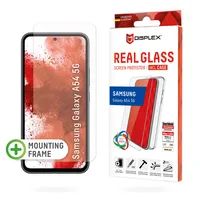 DISPLEX Panzerglas (10H) + Case für Samsung Galaxy A54 5G - Eco-Montagerahmen - + Case - Tempered Glas - kratzer-resistente Schutzfolie - Samsung - Galaxy A54 5G - Trockene Anwendung - Schlagfest - Kratzresistent - Staubresistent - Transparent - 1 St