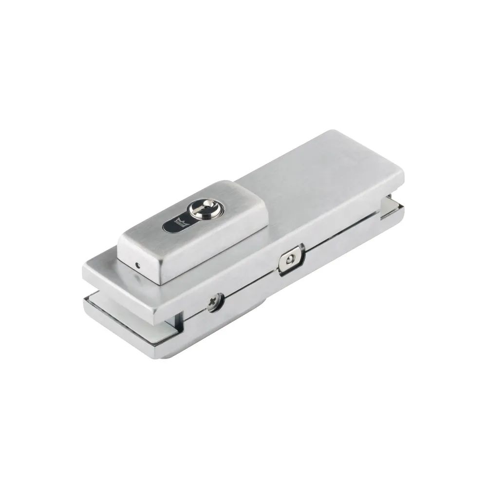 Dorma-Glas Mittelschloss US 20 Universal light, PZ, Glas 10 -12 mm, Edelstahl (03.617)