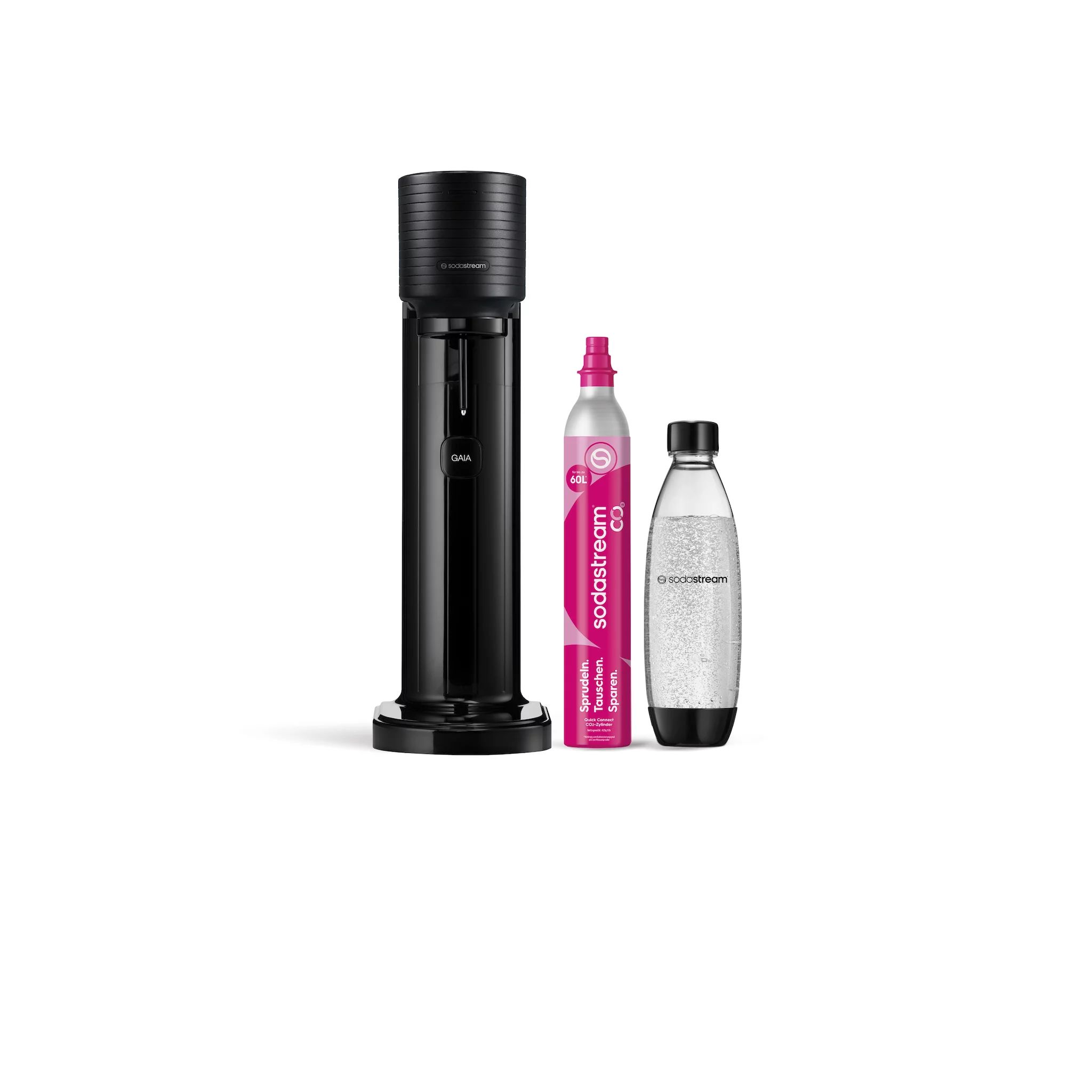 SodaStream GAIA Wassersprudler titan, Standard Pack 