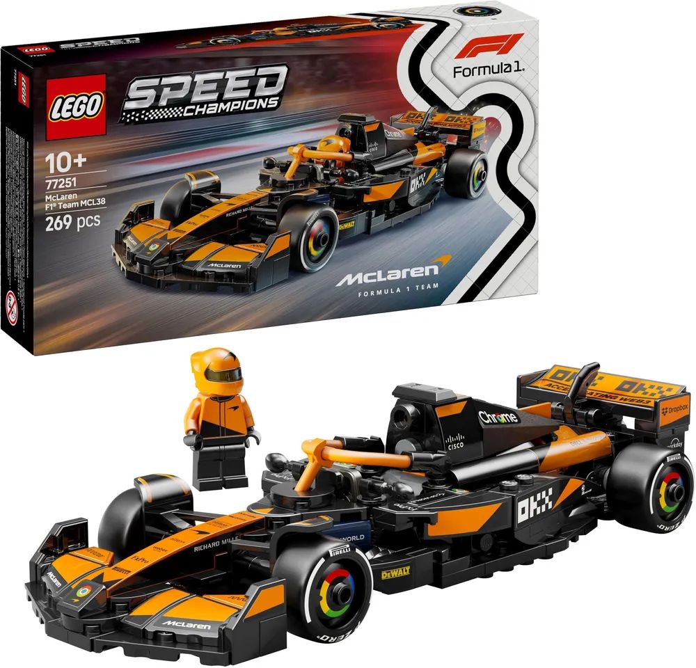 LEGO 77251 Speed Champions McLaren F1 Team MCL38 Rennauto