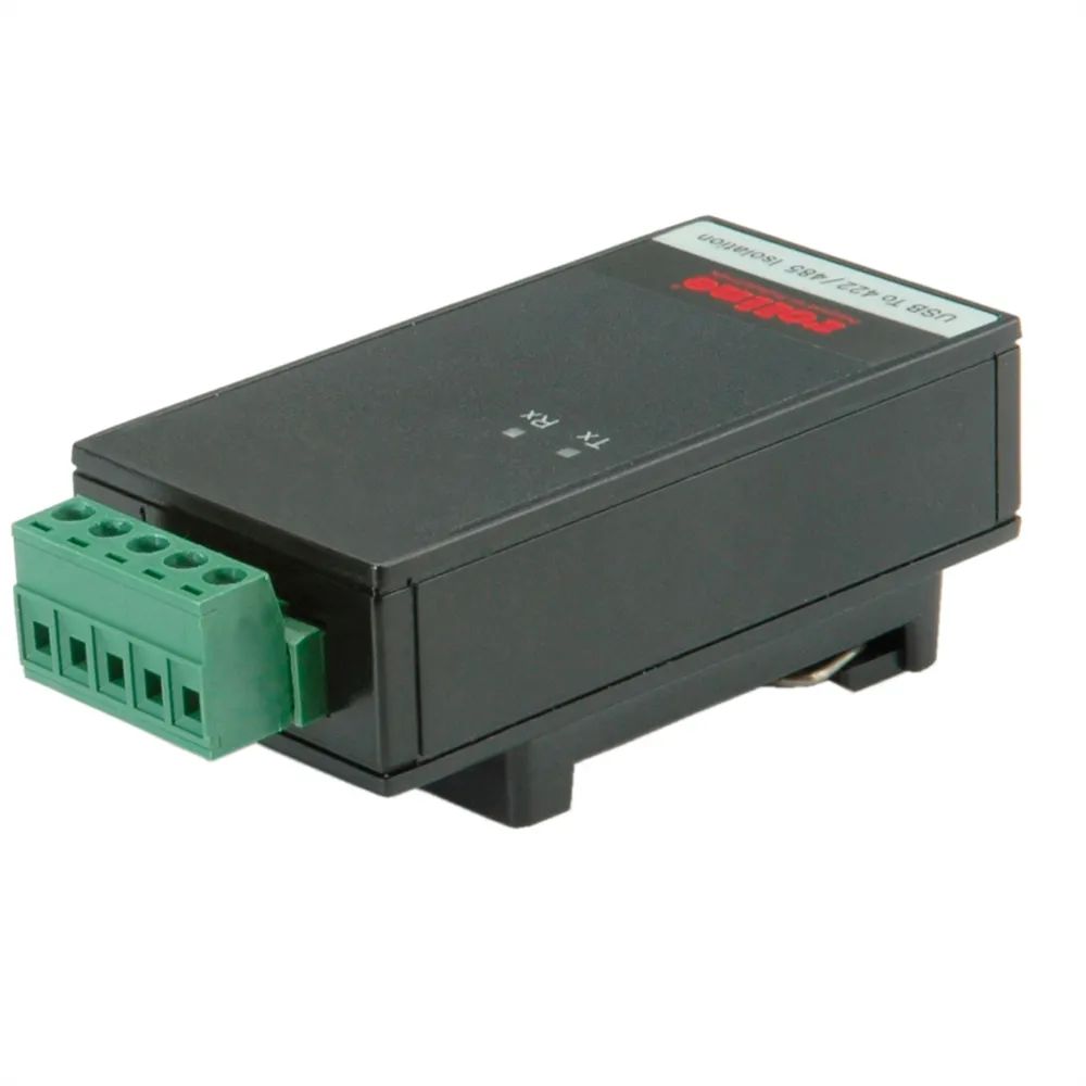 ROLINE USB 2.0 nach RS422/485 Adapter für DIN Hutschiene
