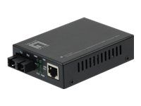 LevelOne GVT-2001 - Medienkonverter - 1GbE - 10Base-T, 1000Base-SX, 100Base-TX, 1000Base-T