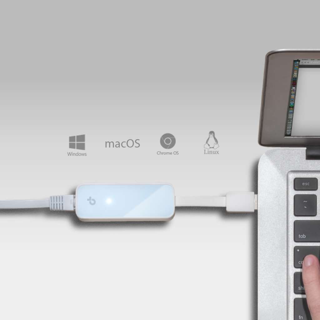 TP-LINK UE200 - Netzwerkadapter - USB 2.0 - 10/100