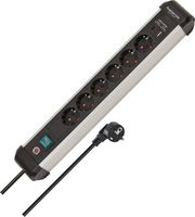 Brennenstuhl Premium Alu Line 6fach schwarz*DE* 1391030611 - Zubehör Stromversorgung