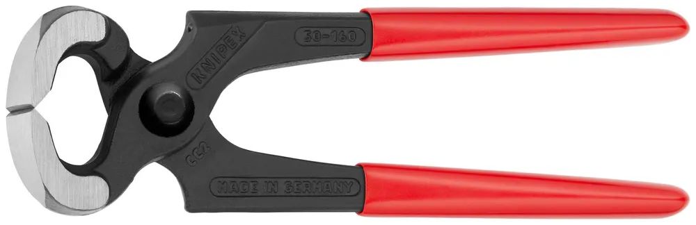 KNIPEX Kneifzange mit Kunststoff überzogen schwarz atramentiert 160 mm