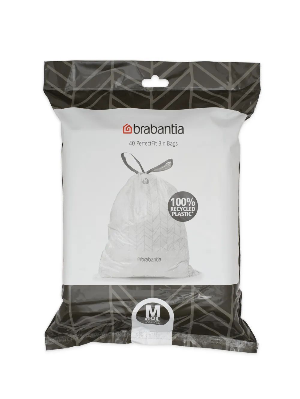 Brabantia PerfectFit Müllbeutel M, 60L - White