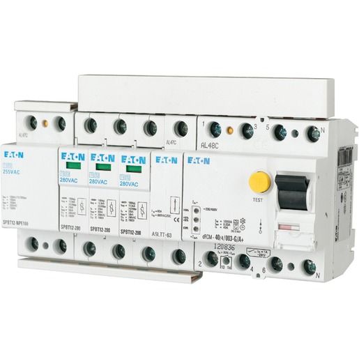 Eaton ÜBERSPANNUNGSABLEITER B+C / EATON SPBT12-280-3+NPE/BB 158333