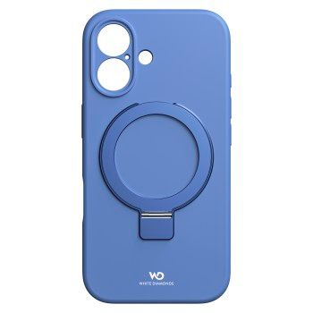 White Diamonds Cover "Mag Urban Stand Case" für Apple iPhone 16, Blau