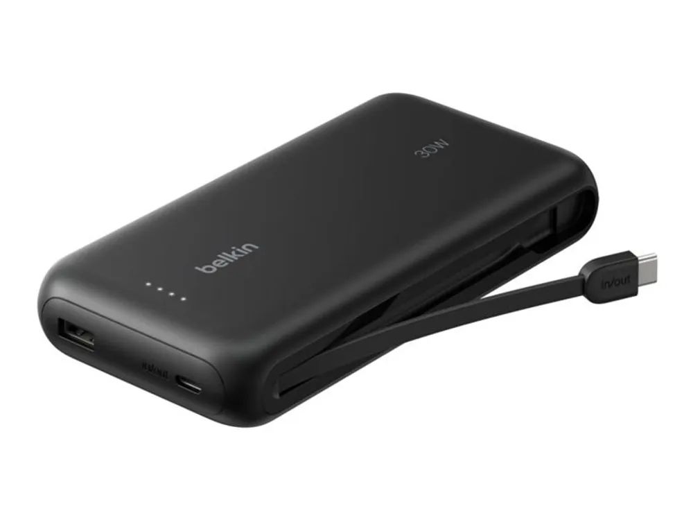 Belkin Gaming - Powerbank - 20000 mAh - 30 Watt - Fast Charge, PD - 3 Ausgabeanschlussstellen (USB, 2 x USB-C)