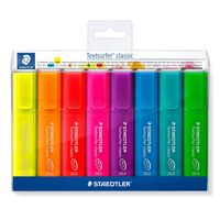 STAEDTLER Textsurfer classic - Textmarker - verschiedene Farben - Pigmenttinte - 1-5 mm (Packung mit 8)