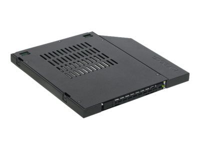Icy Dock ToughArmor MB411SPO-2B - Laufwerksschachtadapter - 5,25" extrem dünn bis 2,5" (13,3 cm extrem dünn bis 6,4 cm)