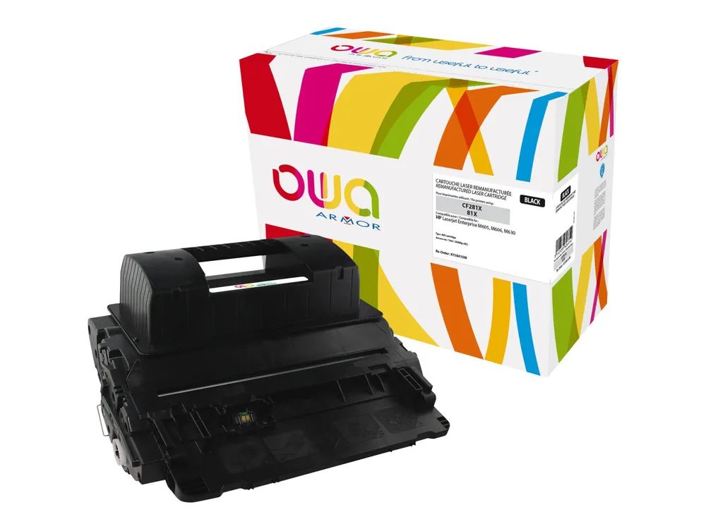 Armor OWA - Schwarz - kompatibel - wiederaufbereitet - Tonerpatrone (Alternative zu: HP CF281X, HP 81X)