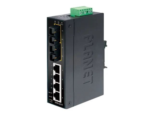 Planet ISW-621T - Switch - 4 x 10/100 + 2 x 100Base-FX