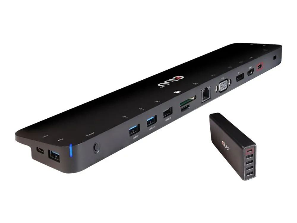 Club 3D Dockingstation - USB-C 3.2 Gen 1 - VGA, HDMI, DP