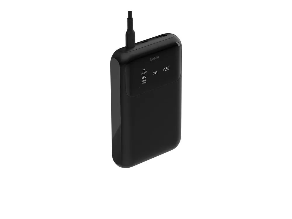 Belkin BoostCharge Pro - Powerbank - 20000 mAh - 65 Watt - Fast Charge, PD - 3 Ausgabeanschlussstellen (24 pin USB-C, USB)
