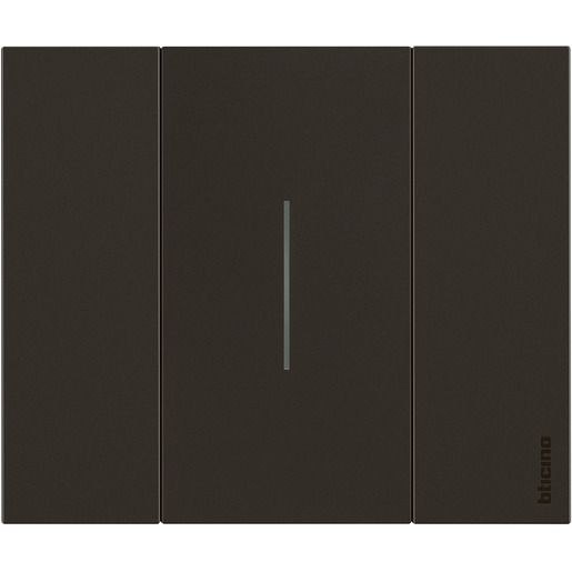 Bticino ABDECKRAHMEN 2MOD. BLACK / BTICIN KA4802KG LIVINGNOW KA4802KG