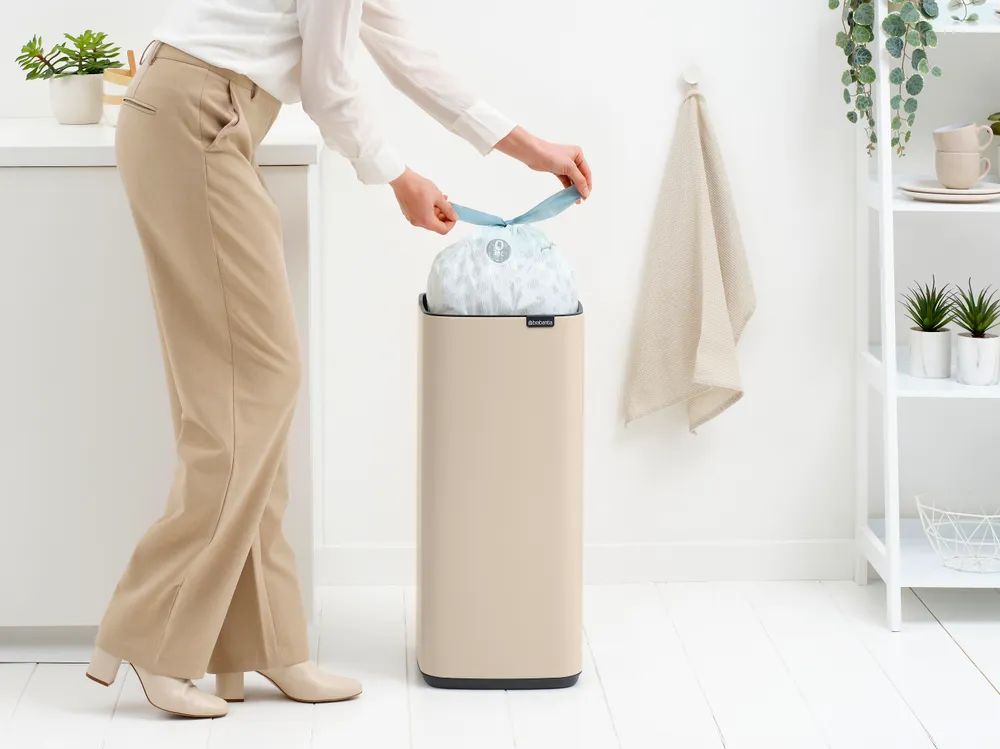 Brabantia Bo Touch Bin, 30L - Soft Beige