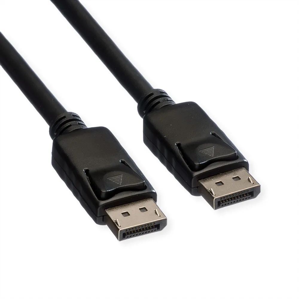ROLINE DisplayPort Kabel, DP-DP, v1.2, ST - ST, TPE, schwarz, 1,5 m