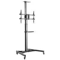 Techly ICA-TR46 - Multimedia-Wagen - Schwarz - Kunststoff - Stahl - Flachbildschirm - 50 kg - 5 kg