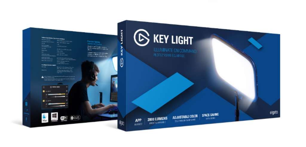 Elgato Key Light Professional Studio and Streaming Lighting (10GAK9901) - 45 W - LED - Schwarz - Var