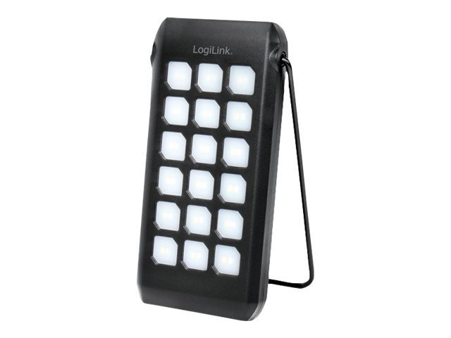 LogiLink Solar-Powerbank - Taschenlampe - Li-Pol - 10000 mAh - 18 Watt - 3 A - PD 2.0, QC 3.0, Ultra Fast Charge - 2 Ausgabeanschlussstellen (USB, 24 pin USB-C)