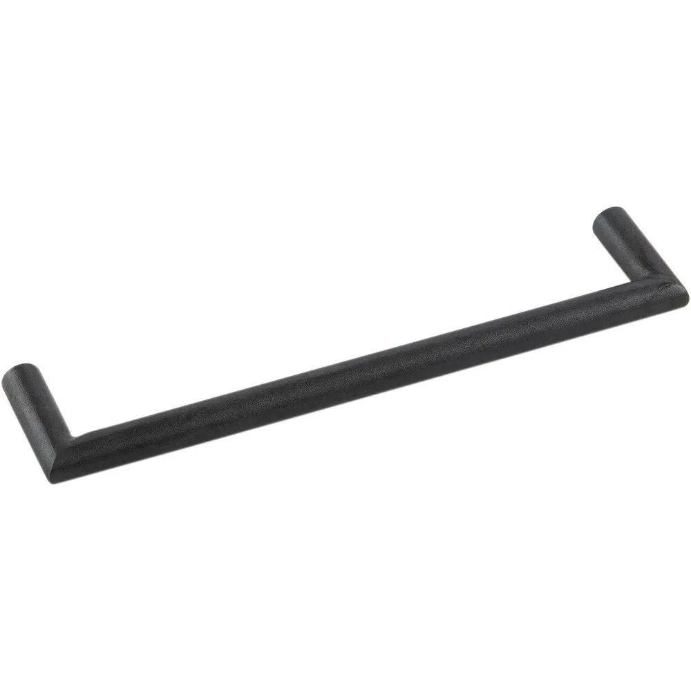 Halcö Möbelgriff Davos LA 128 mm, Breite 138 mm, Schwarzstahl geölt