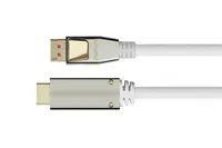 PYTHON DisplayPort 1.4 an HDMI 2.0 Kabel Nylong. weiss - Kabel - Digital/Daten