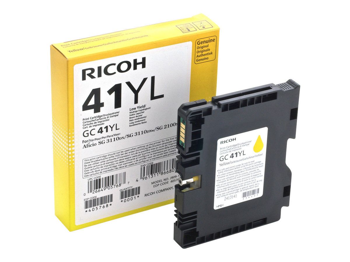 Ricoh GC 41YL - Low Yield - Gelb - original - Tintenpatrone