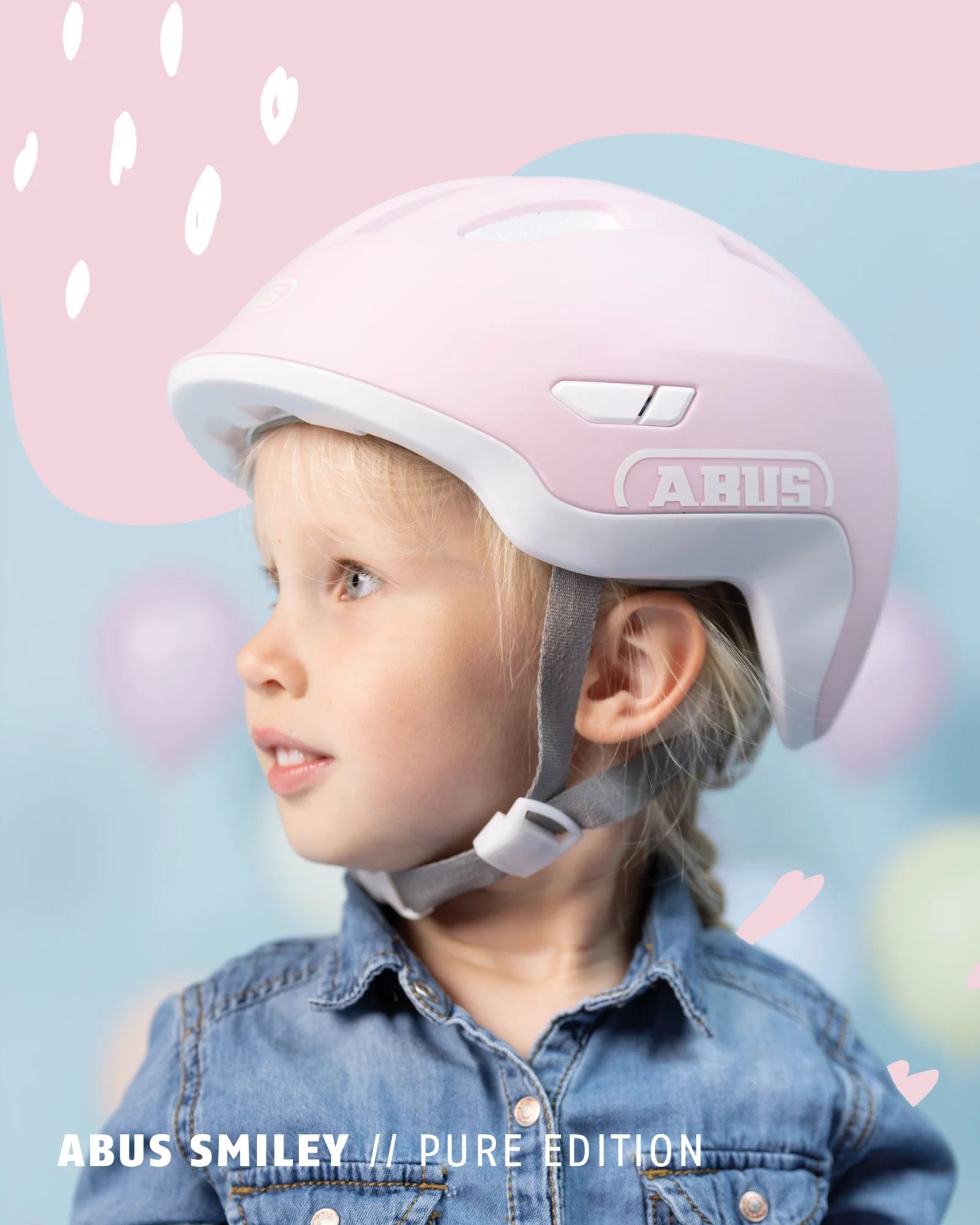 ABUS SMILEY 3.0 ACE LED pure rose S