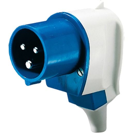 Mennekes CEE-WINKELSTECK. 230V-3X16A/6H / MENNEK 1411 BLAU IP44 AM 1411