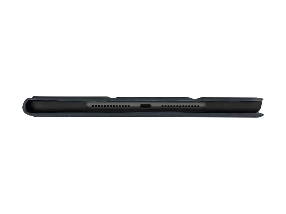 dbramante1928 Milan - Flip-Hülle für Tablet - Vollnarbenleder - Pazifikblau - für Apple 10.2-inch iPad (9. Generation)