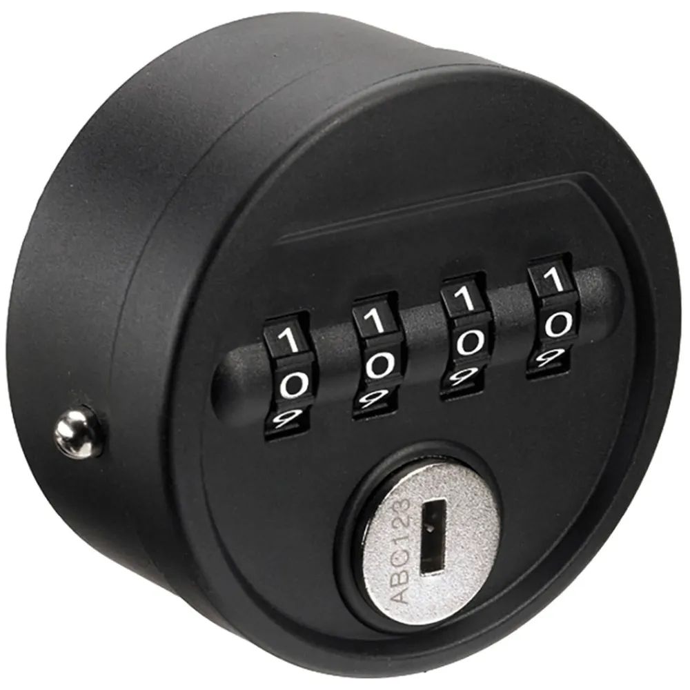 HETTICH Zahlenschloss 60 Fixcode, Zamak/Kunststoff schwarz