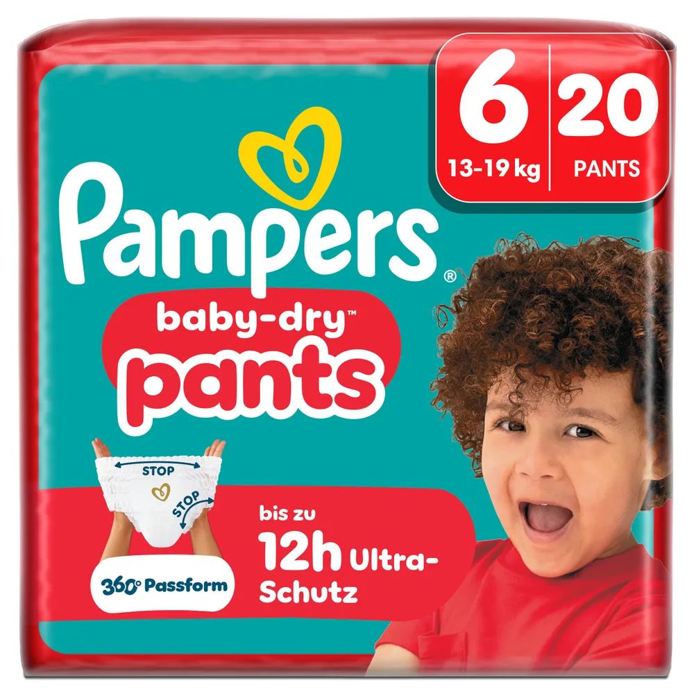 Pampers Baby Dry Pants Gr.6 Extra Large 13-19kg 