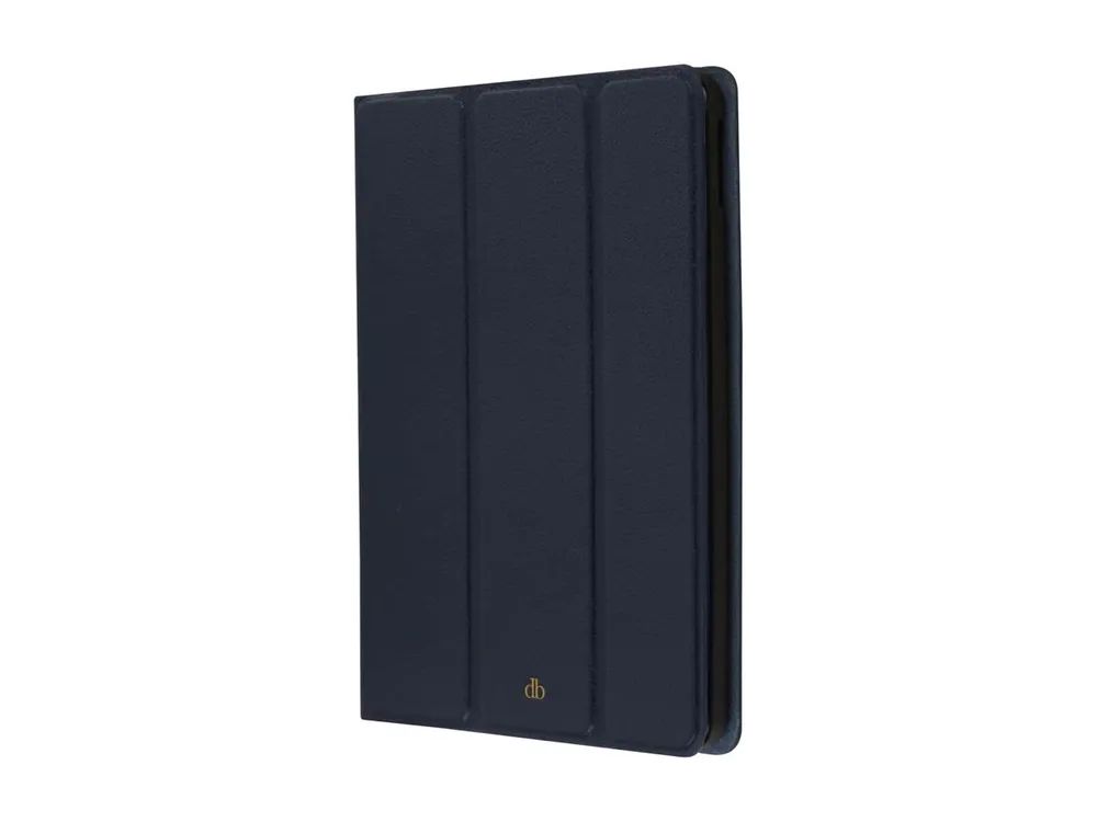dbramante1928 Milan - Flip-Hülle für Tablet - Vollnarbenleder - Pazifikblau - für Apple 10.2-inch iPad (9. Generation)