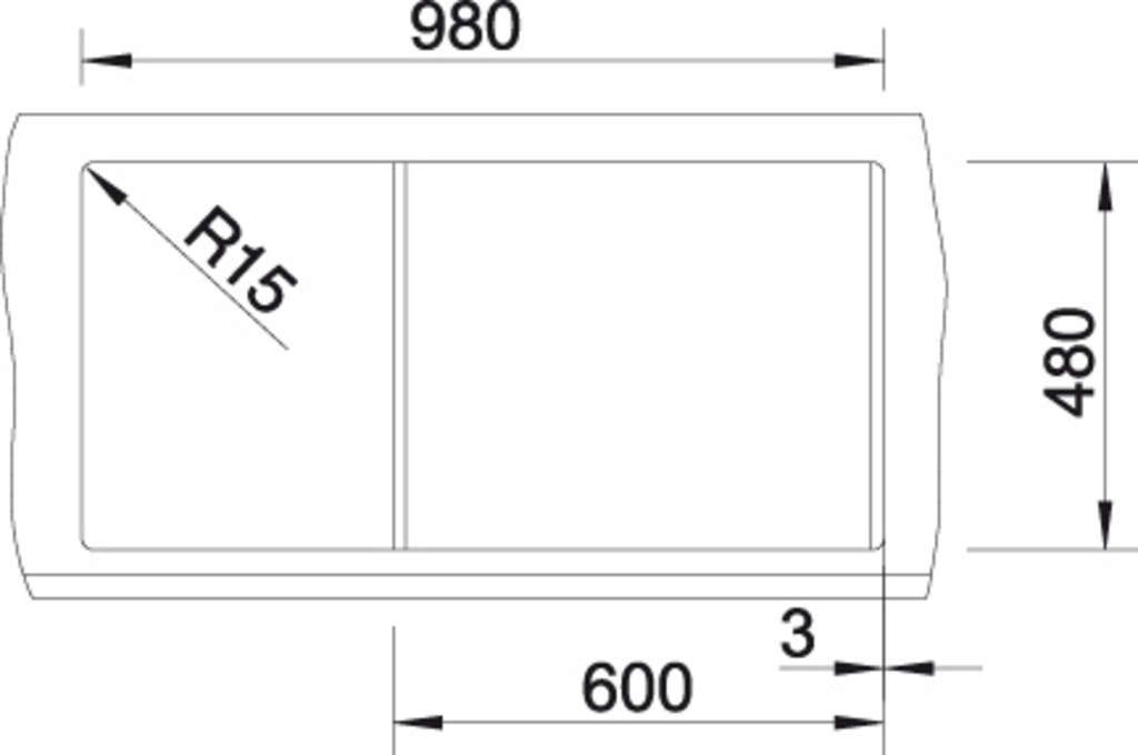 Blanco Metra XL 6 S Silgranit anthrazit m.