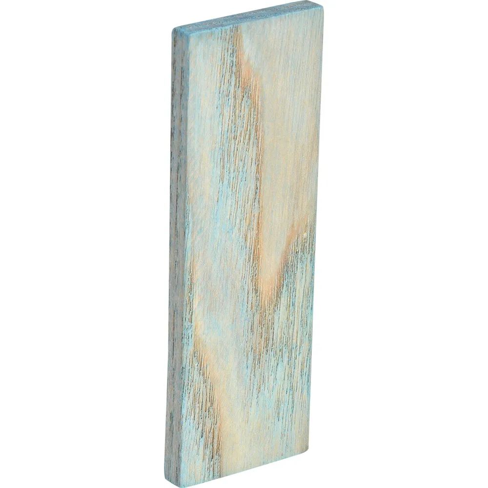Egger Albert Holz-Distanz-Erzeugung Holzklotz Esche lackiert 80 x 32 x 5 blau