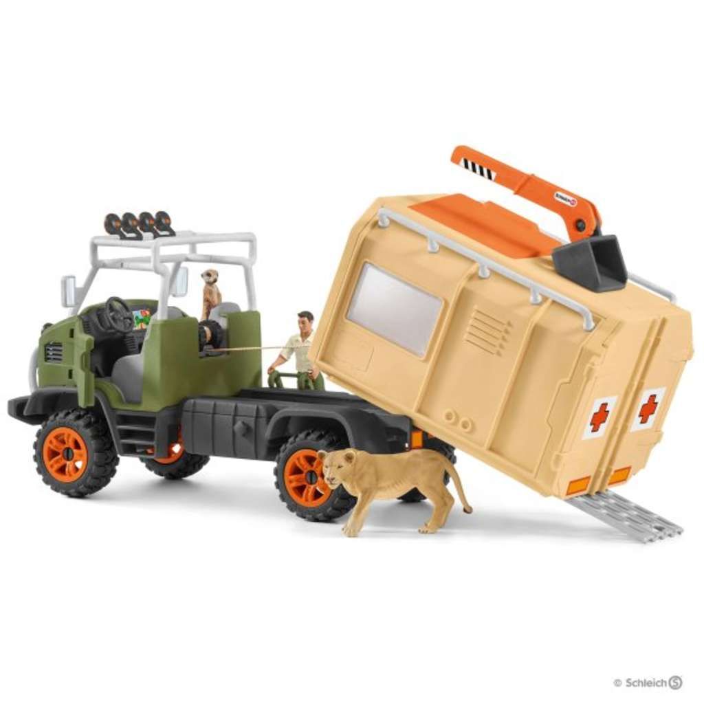 Schleich Großer Truck Tierrettung