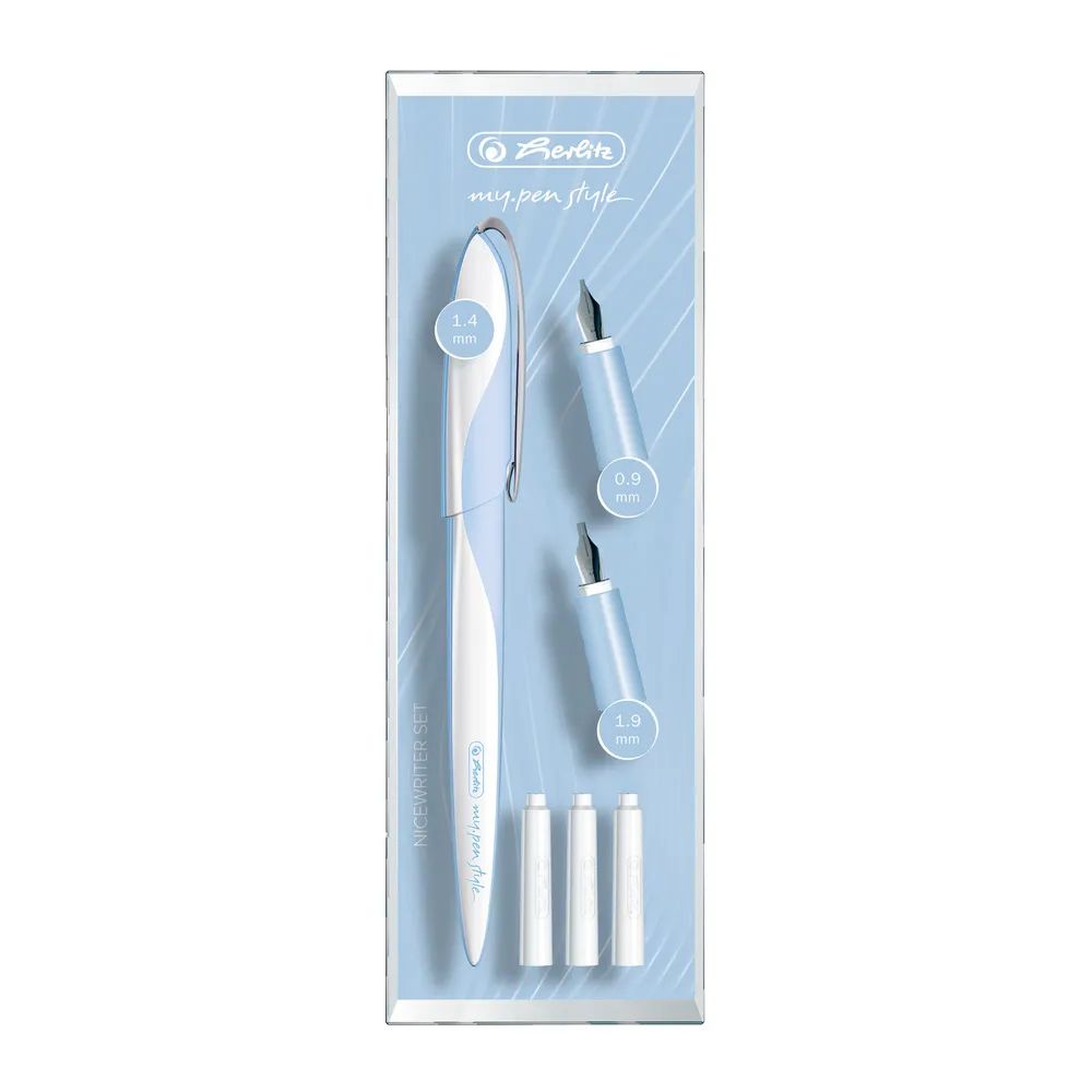 Herlitz my.pen Nicewriter, Kalligraphie Set, Light Blue