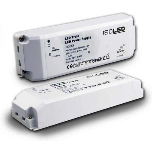 Lineartec LED TRAFO 24V 100W 184X61X32MM / LINEAR IP20 SCHALTBAR 113054