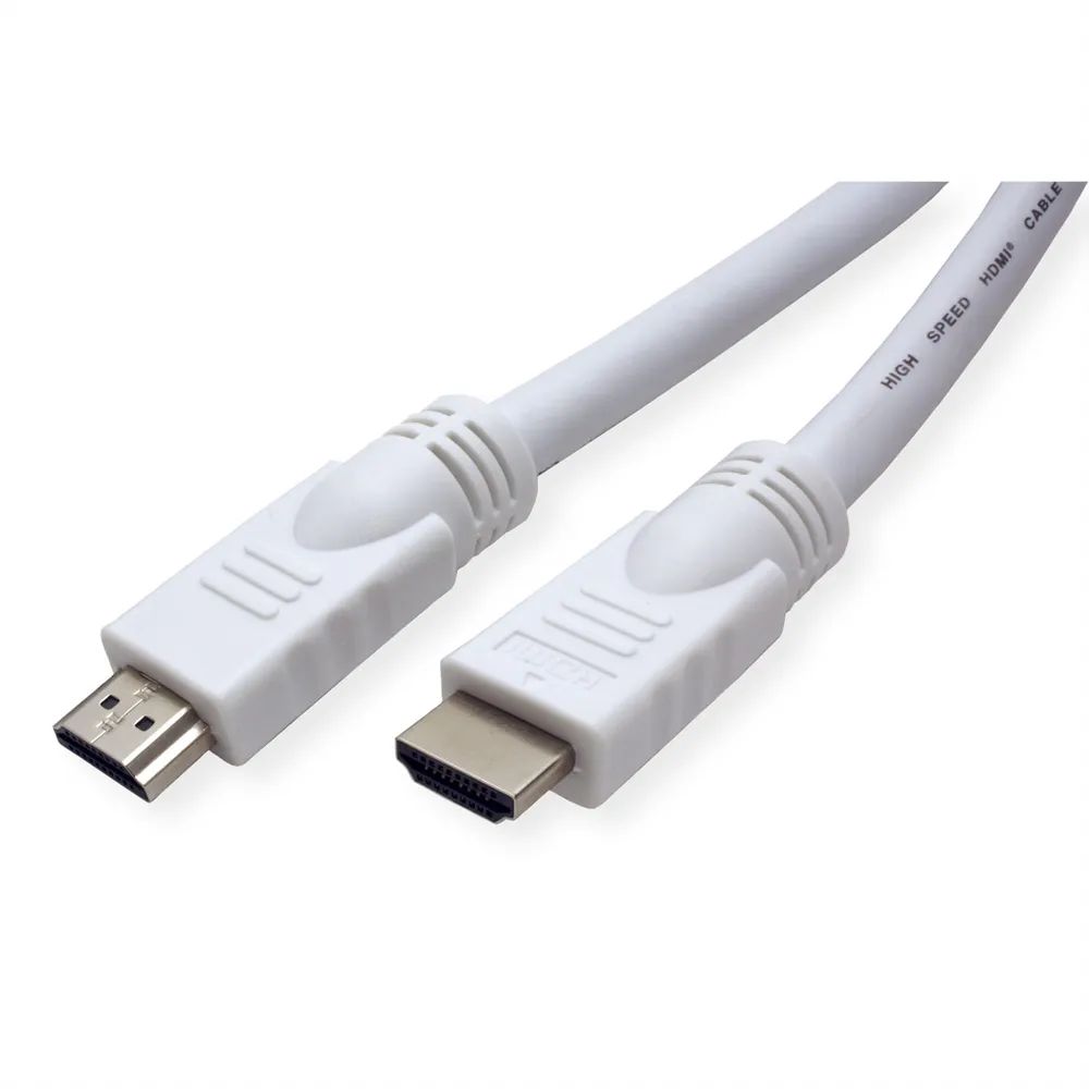 VALUE HDMI High Speed Kabel mit Ethernet, weiß, 20 m