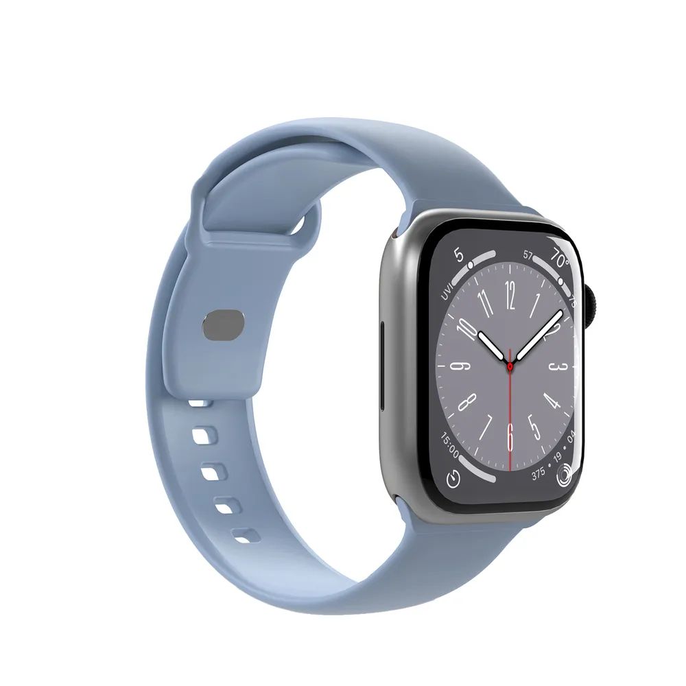 PURO ICON Band für Apple Watch 42/44/45/49mm, hellblau