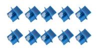 ShiverPeaks BS08-01023-10 - RJ45 - Kunststoff - Blau - 10 Stück(e)