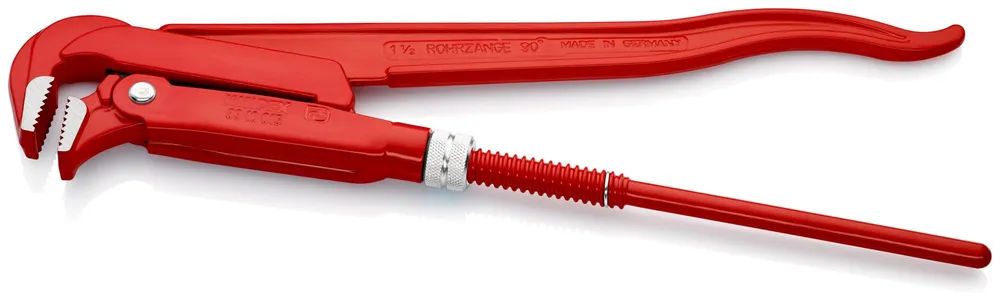 KNIPEX Rohrzange 90° rot pulverbeschichtet 420 mm