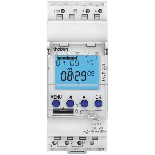 Theben DIGIT. ZEITSCHALTUHR WOCHENPR. / THEBEN TR 611 TOP3 T6110130