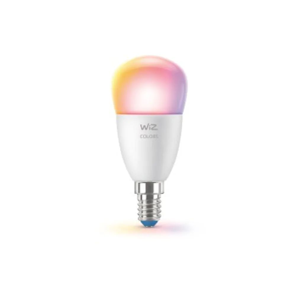 WiZ Smarte Glühbirne "White & Color", 40W, E14, P45, dimmbar