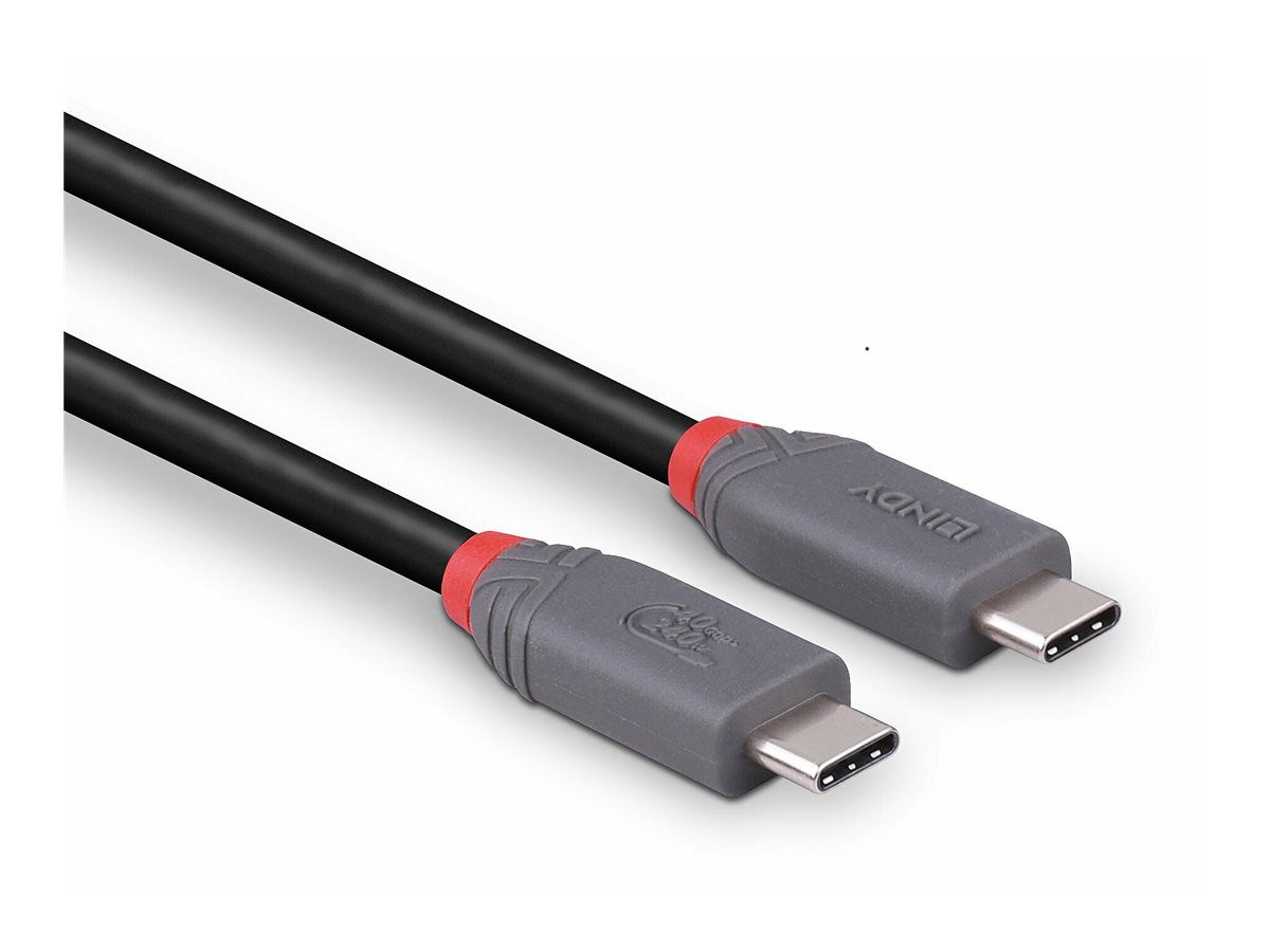 Lindy 0.8m USB4 240W Typ C Kabel 40Gbit/s Anthra Line