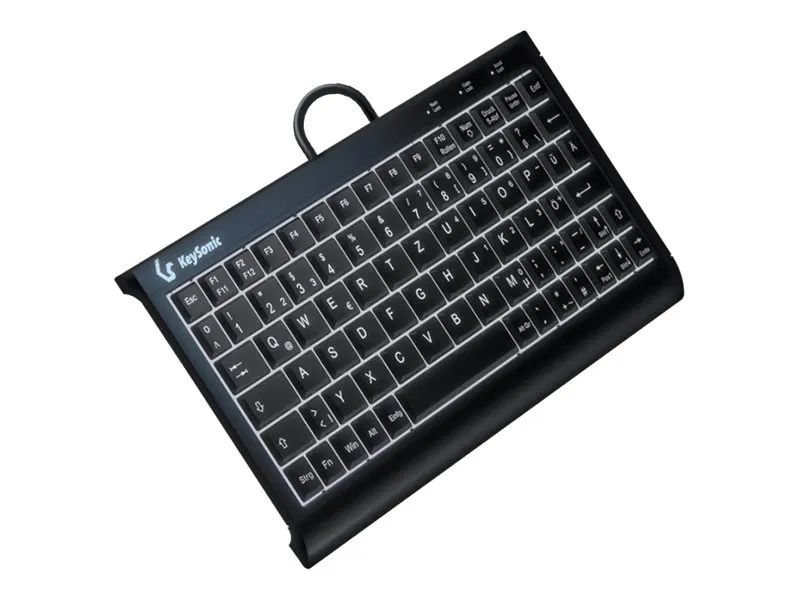 KeySonic KSK-3011ELC - Tastatur - super-mini