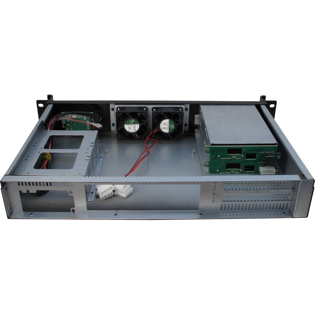 Inter-Tech 1.5U-1528L - Rack-Montage - 1.5U - Mini-ITX - Hot-Swap - ohne Netzteil (FlexATX)