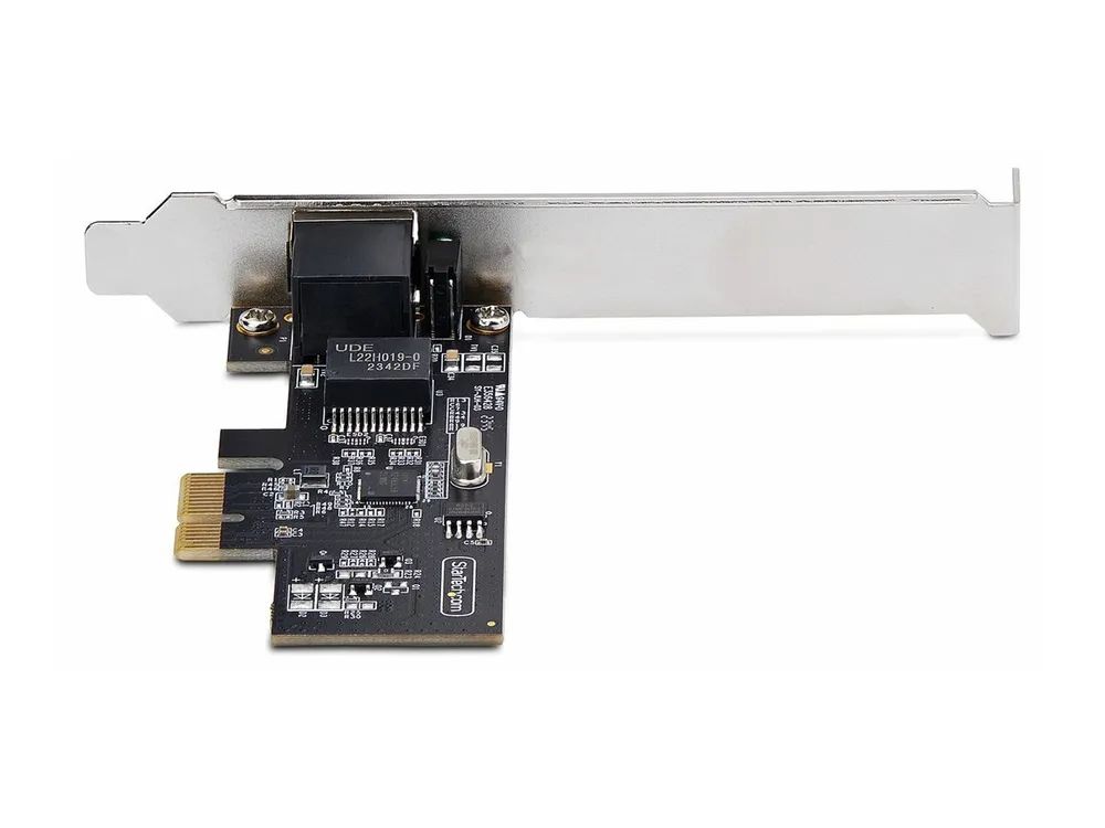 StarTech.com 1-Port 2.5G NBASE-T PCIe Network Card, Computer Network Interface Card, Intel I225-V, Single-Port Ethernet, Multi-Gigabit NIC (PR12GI-NETWORK-CARD)