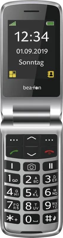 Bea-fon SL495 LTE schwarz-silber - Mobiltelefon - 1.050 mAh
